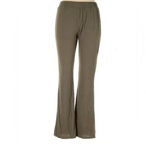 Kittenish Green Flare Pants